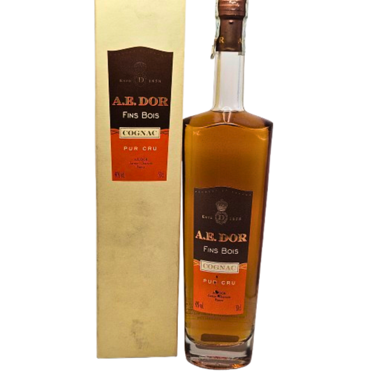 Cognac A.E. Dor Fins Bois Pur Cru con Astuccio