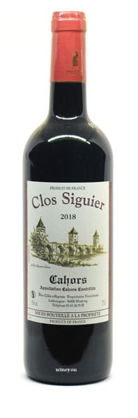 Clos Siguier – Cahors 2018