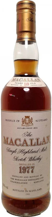 Macallan 1977 18 Anni Sherry Oak