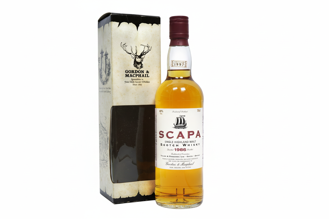 Scapa 1986 Gordon & MacPhail con sfondo bianco