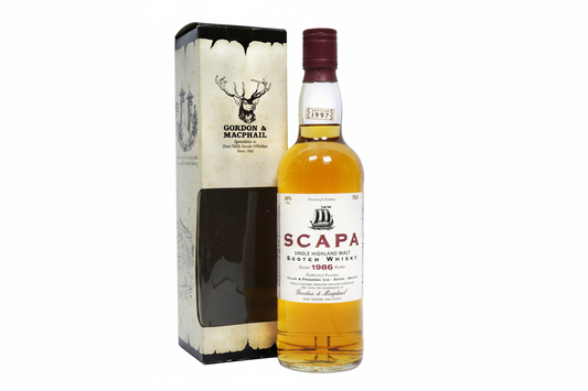 Scapa 1986 Gordon & MacPhail con sfondo bianco